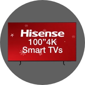 Big Savings 100 Inch Hisense Fire TVs